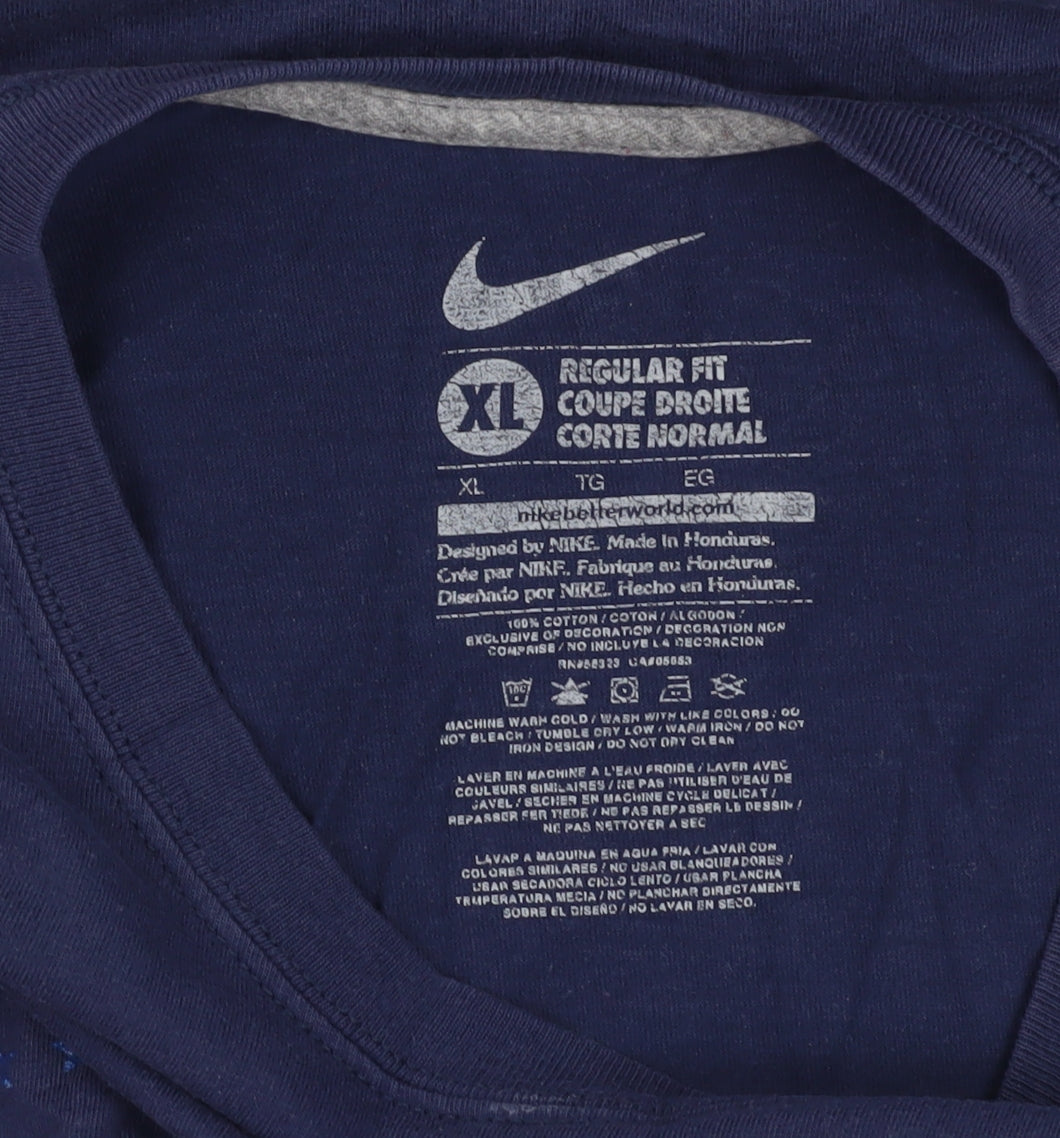 Nike Men's Blue XL Sports Graphic T-Shirt