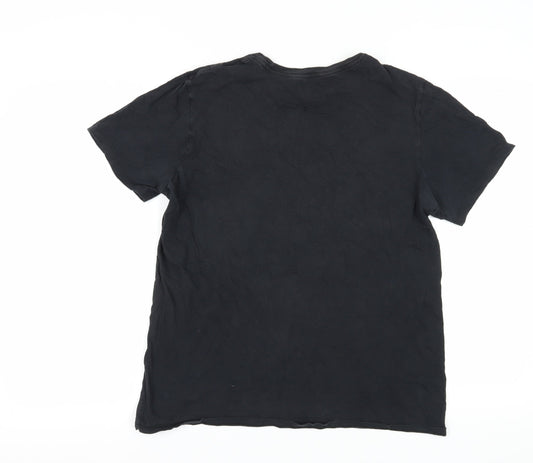 Nike Men's Medium Black Graphic Print T-Shirt