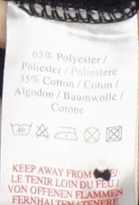 Umbro Men's Black XL Polo Shirt Solid Short Sleeve Casual