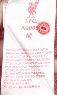 L.F.C Men's Red Medium Polo Shirt, Short Sleeve, Logo Accent