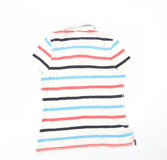 Womens UK Size 12 Marks and Spencer Multicoloured Basic Polo