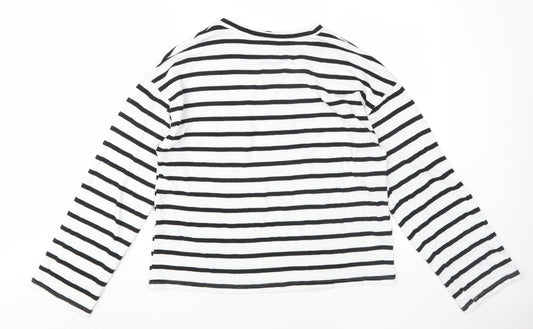 Womens UK Size 12 Zara Black T-Shirt
