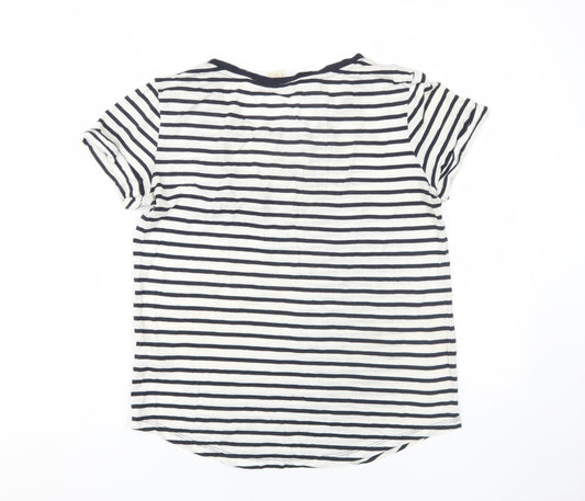Womens UK Size XS H&M Black Basic T-Shirt