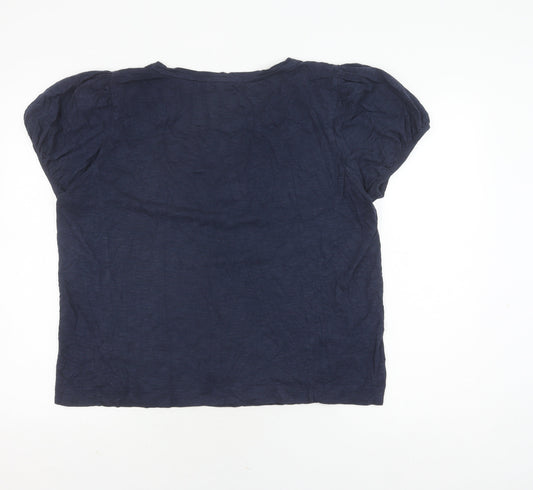 FatFace Women's Blue Basic T-Shirt Size 12
