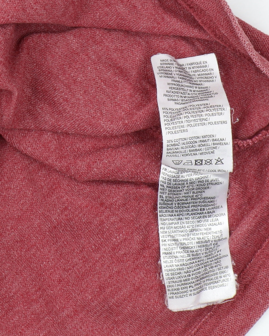 Slazenger Men's Red Polo Shirt L, Casual Comfort