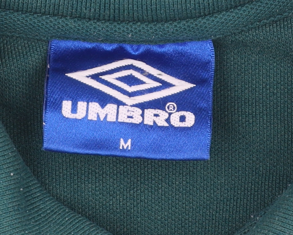 Umbro Men's Green Polo Shirt Size M