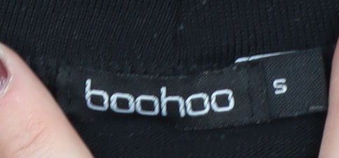 Boohoo Women's Black Pullover Jumper Small