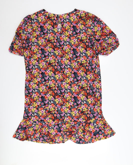 Next Women's Floral Short Sleeve Dress Size 12