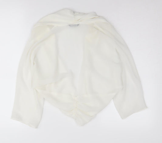 Womens UK Size 12 Roman Ivory Cape Jumper
