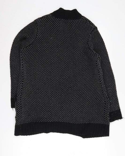 Womens UK Size 10 Saltrock Black Cardigan Jumper