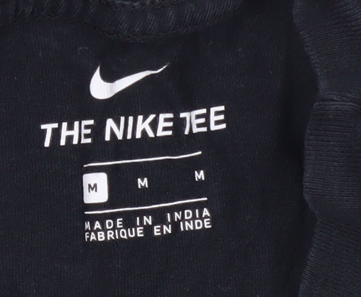 Nike Men's Black M Camouflage Logo T-Shirt