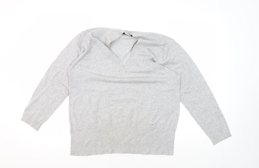 Mens UK Size M Austin Reed Grey Pullover Jumper
