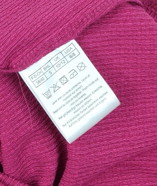 Damart Pink Women's Wrap Blouse Size 10/12