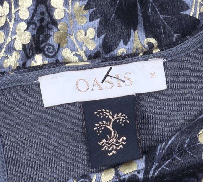 Oasis Women's Floral Sheath Dress M Multicoloured