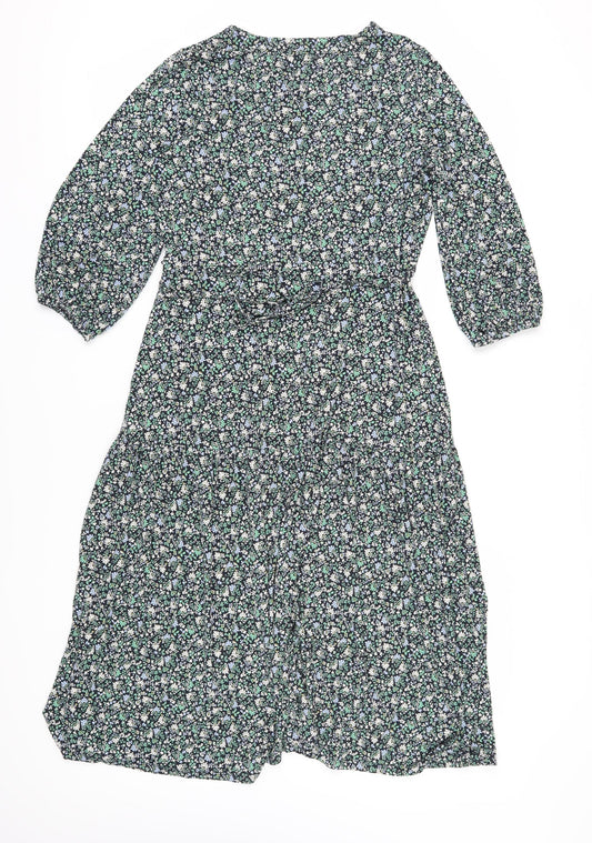 Marks and Spencer Women's Floral A-Line Midi Dress