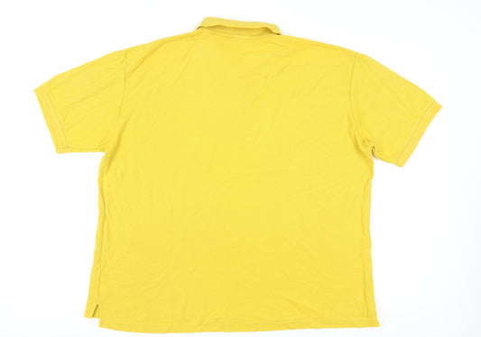 Slazenger Men's Yellow 2XL Polo Short Sleeve