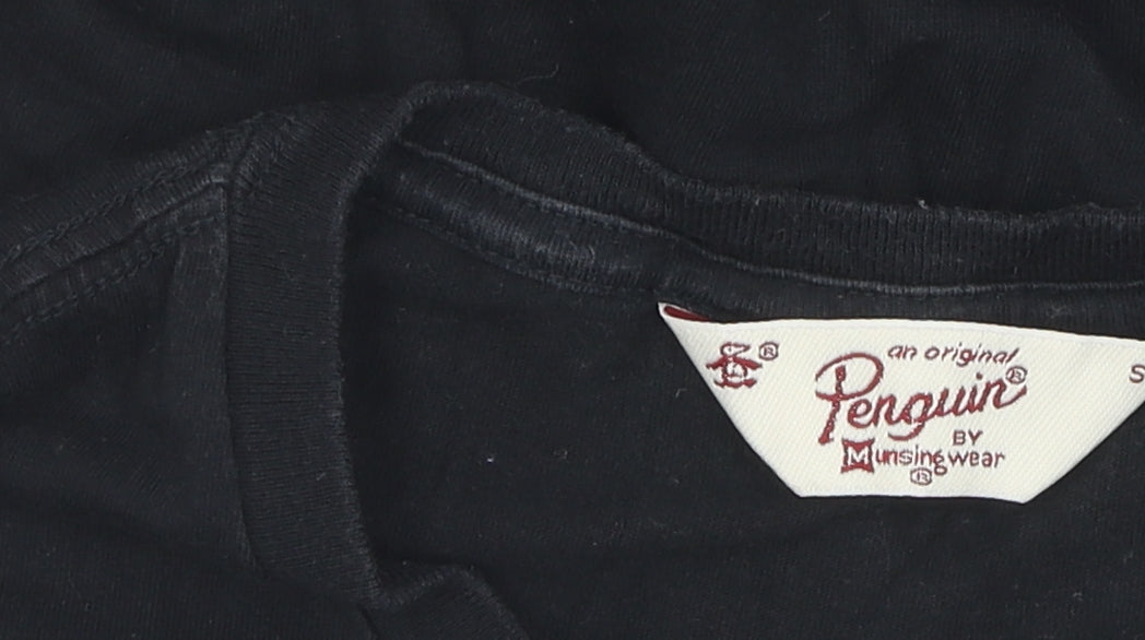 Original Penguin Men's Black Small Graphic T-Shirt