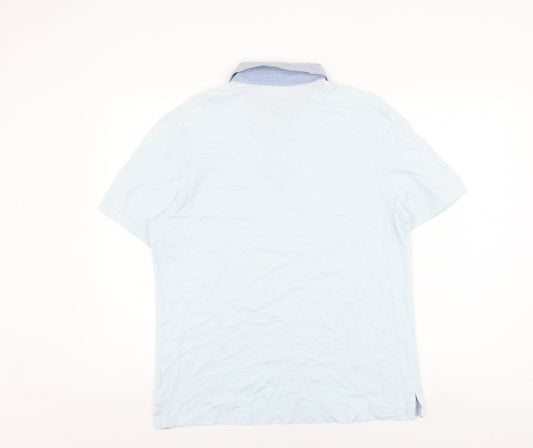 Howick Men's Blue Polo Shirt Medium Classic Fit