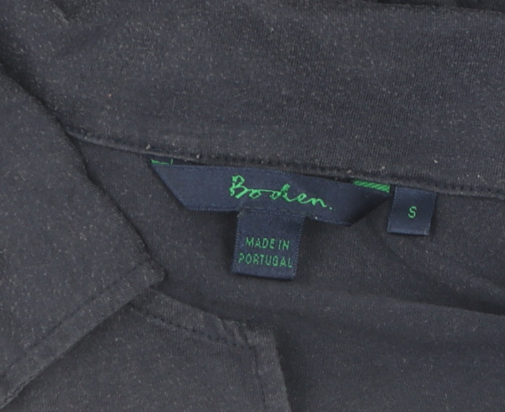 Boden Women's Black Long Sleeve Button-Up Shirt Size S