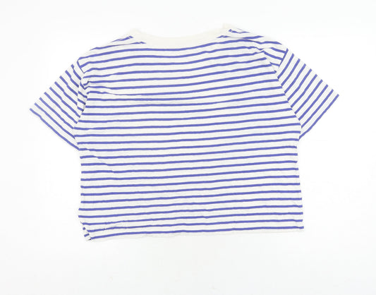 Womens UK Size M Gap Blue Basic T-Shirt