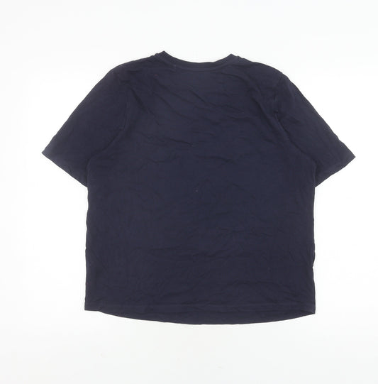 Boden Women's Blue Crew Neck T-Shirt M Basic Casual