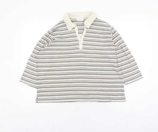 Womens UK Size XL Cotswold Collections Grey Basic Polo