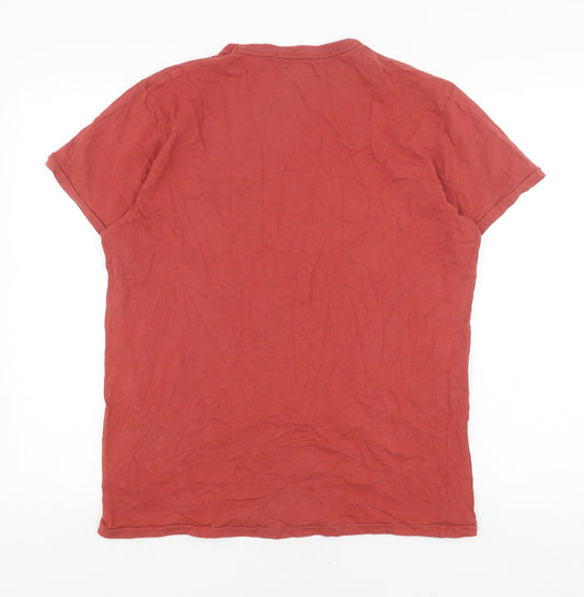 Jack & Jones Vintage Red Men's XL Logo T-Shirt