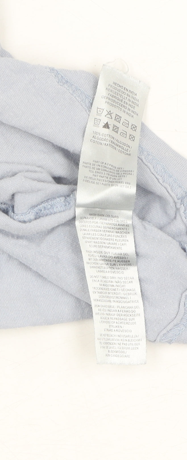 Womens UK Size M Disney Blue Basic T-Shirt
