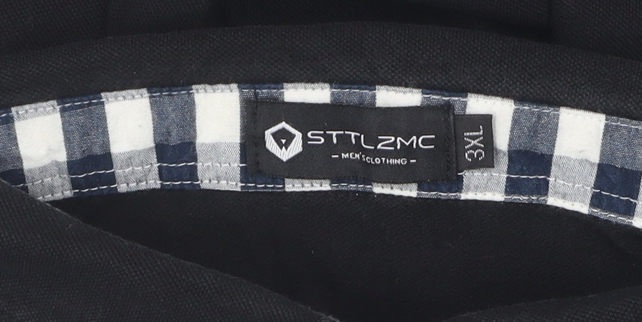 STTL2MC Men's Black 3XL Polo Shirt