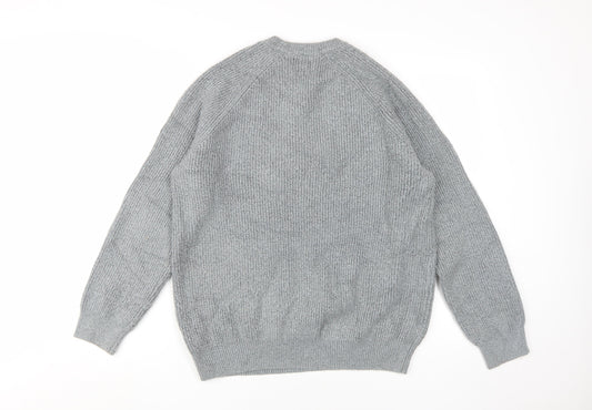 Marks and Spencer Men's Grey XL Supersoft Jumper