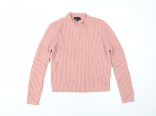 Womens UK Size 10 New Look Pink Pullover Jumper