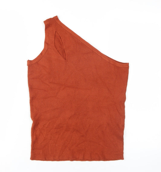 Womens UK Size L La Redoute Orange Camisole Tank