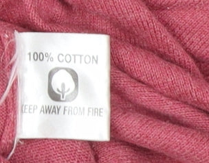 Peter Gribby Men's Red XL Cotton Pullover Jumper