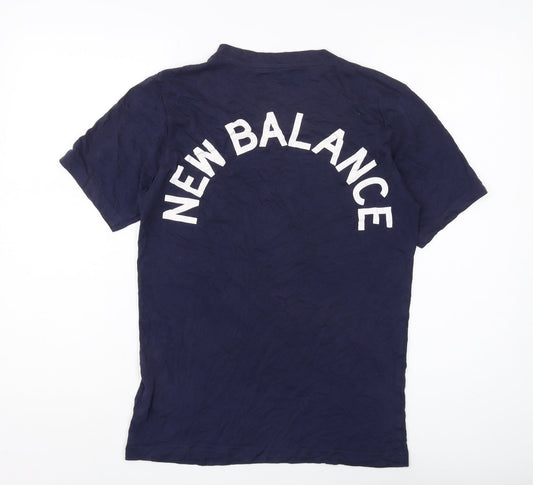 New Balance Men's Blue S Logo T-Shirt