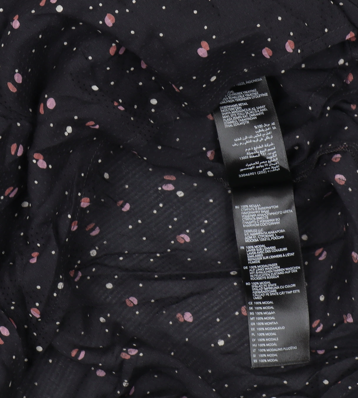 Womens UK Size 10 Principles Black Tunic Blouse