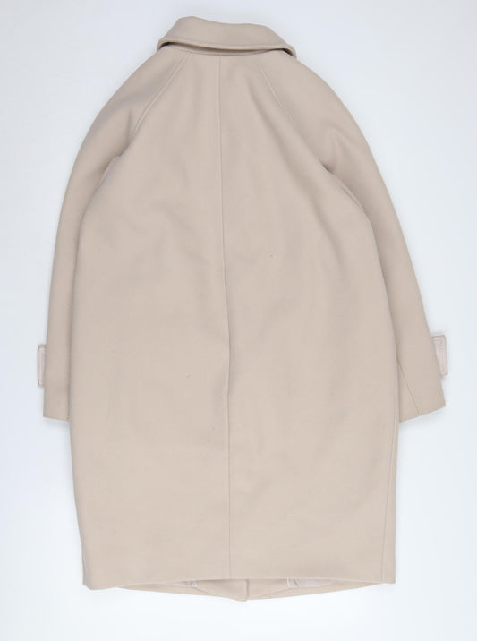 Marks and Spencer Beige Women's Overcoat - Size S