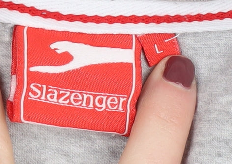 Slazenger Grey Men's Short Sleeve T-Shirt L