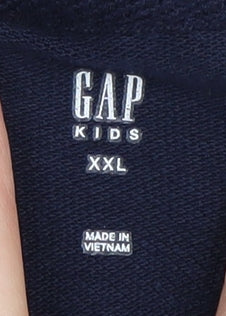 GAP Boys Blue Polo Shirt, Size XL, Short Sleeve, Cotton