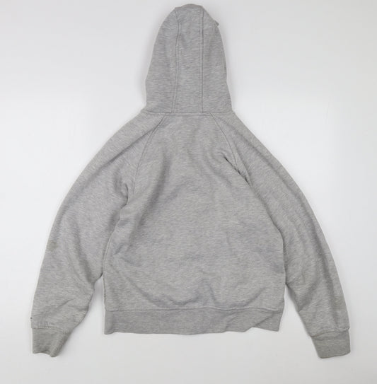 Womens UK Size 10 LA Gear Grey Full Zip Hoodie