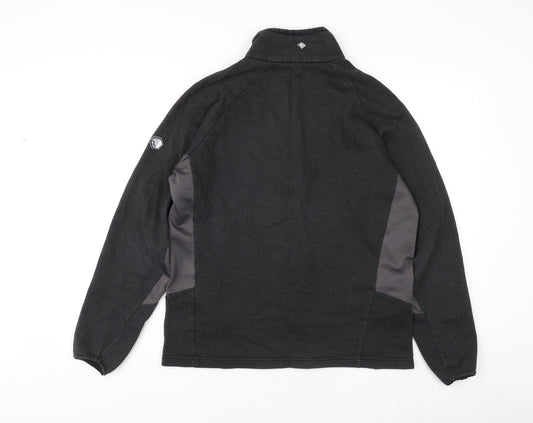 Mens UK Size M Regatta Black 1/2 Zip Sweatshirt