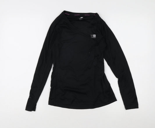 Womens UK Size 6 Karrimor Black Basic T-Shirt