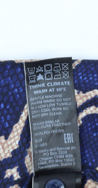 Womens UK Size 14 Marks and Spencer Multicoloured Button-Up