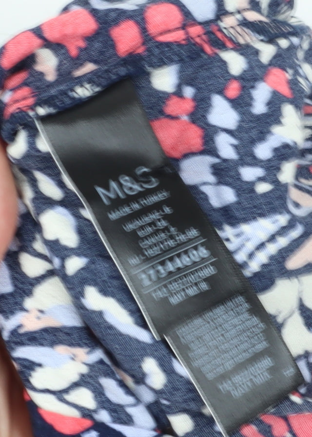 Marks and Spencer Women's Multicoloured Shift Dress Size 6