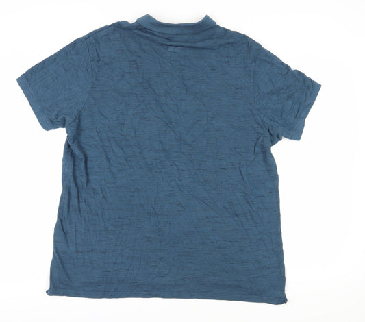 Mountain Warehouse Men’s Blue XL Polo Shirt