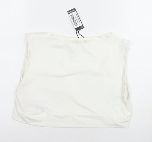 Womens UK Size 18 PRETTYLITTLETHING White Basic Blouse