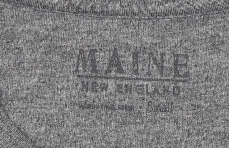 Maine New England Men's Grey S Cotton Blend T-Shirt