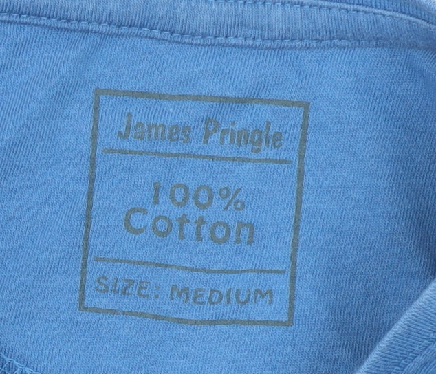 Mens UK Size M James Pringle Blue T-Shirt