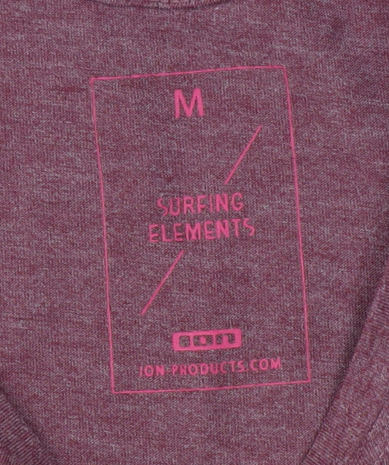 Surfing Elements Unisex Red Long Sleeve Knit T-Shirt M