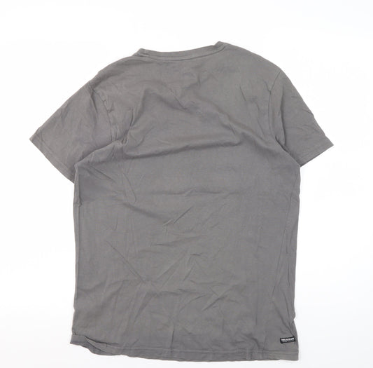 Threadbare Grey Graphic Medium Men's T-Shirt