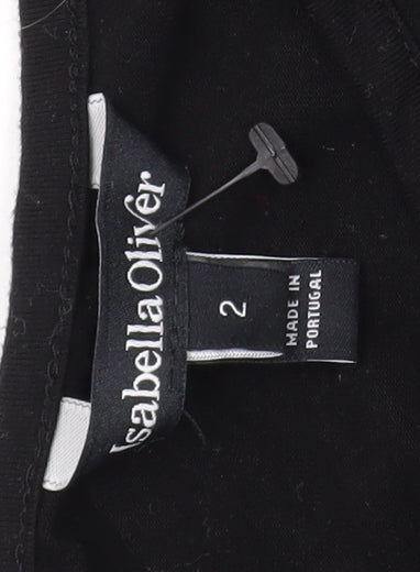 Isabella Oliver Women's Black Midi Dress Size 2